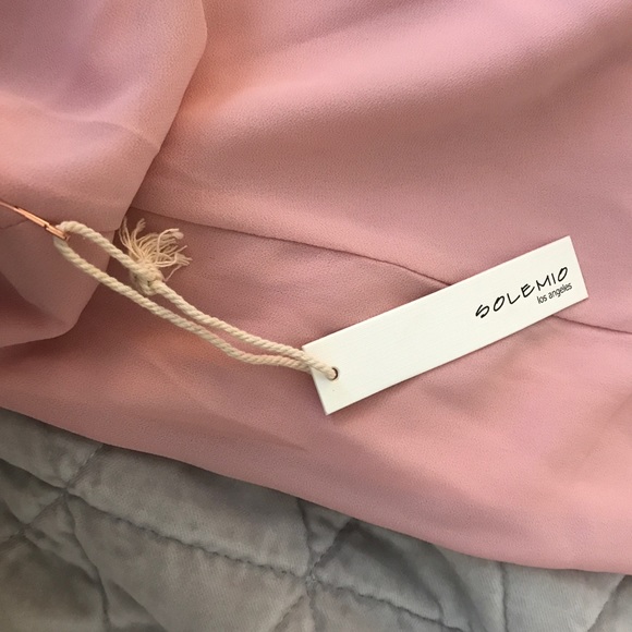 TOBI Penelope blush pink choker shirt dress - Picture 5 of 5